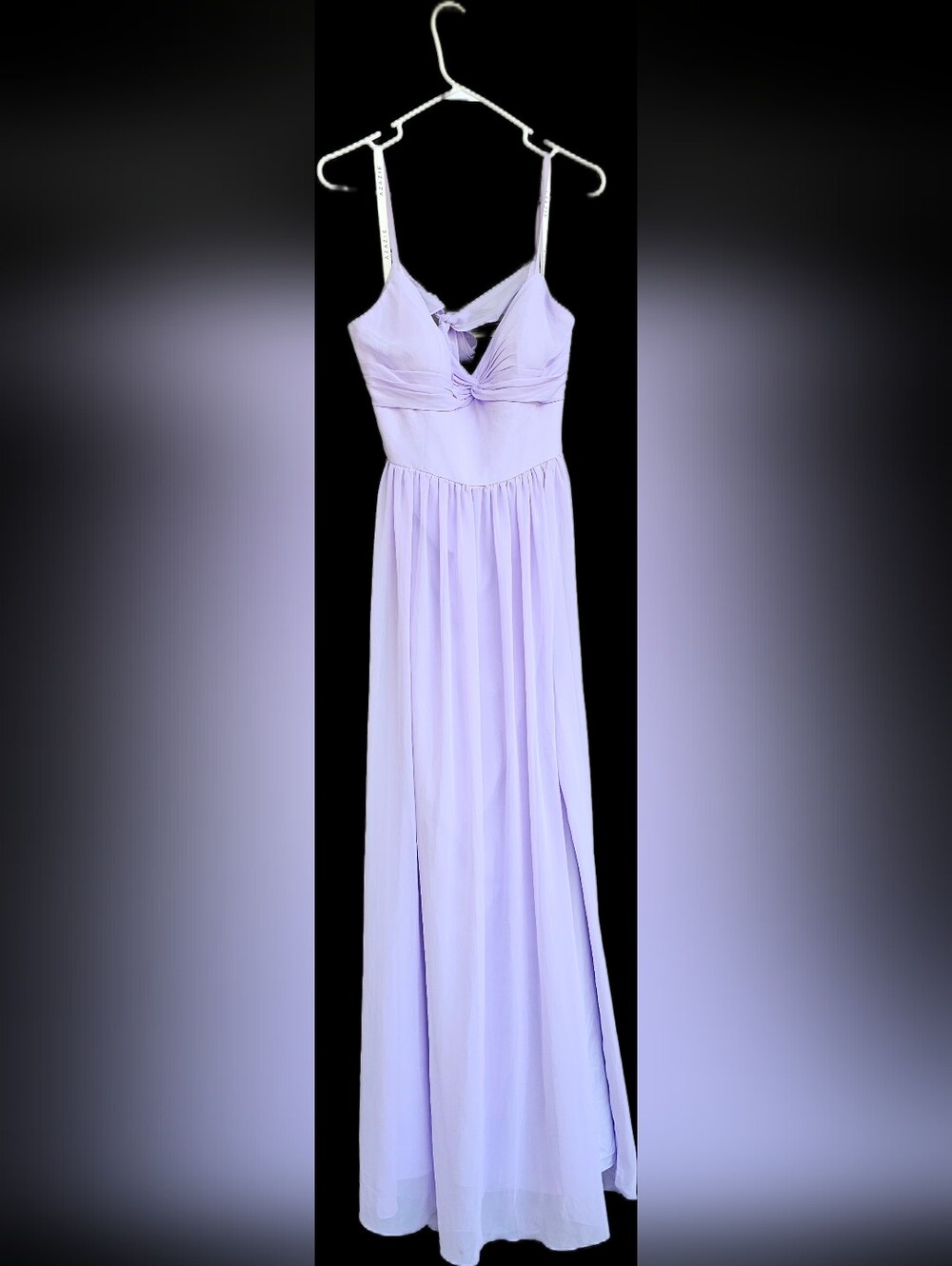 Azazie Zeya Lilac bridesmaid dress